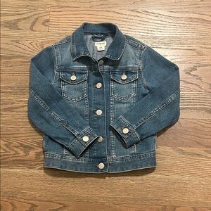 J. crew Crewcuts girls denim jacket size 4-5 EUC